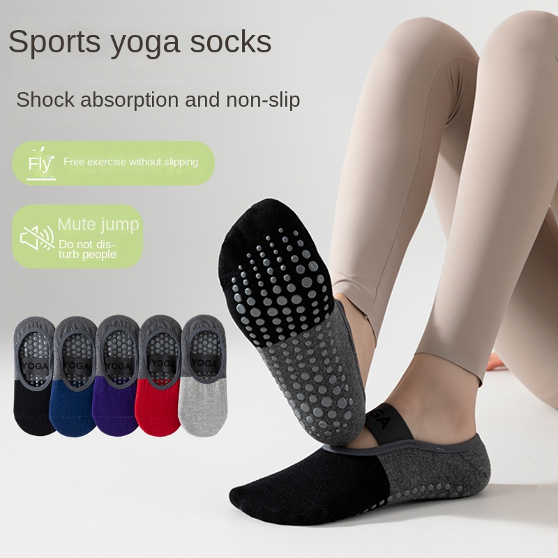 Pilates & Yoga Studio Alineacion - 5쌍 크로스보더 전문 요가 양말, 면