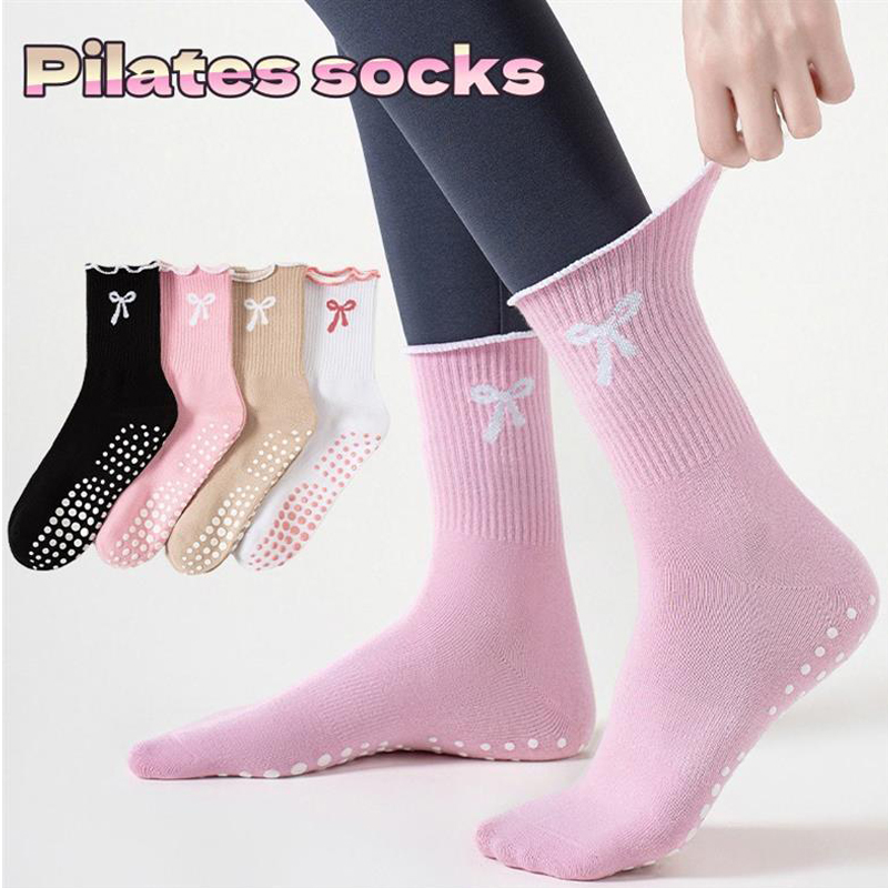 Medias Para Pilates Y Yoga - Dreamlikelin 1 쌍 여성용 중간 종아리