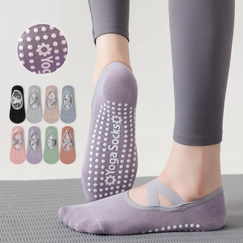 Medias Para Pilates Y Yoga - 통기성 수건 바닥 요가 양말 여성