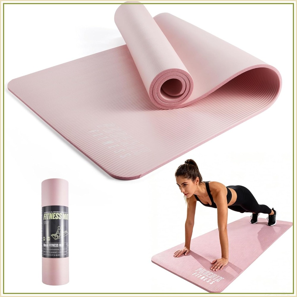 Pilates Yoga Hiit - 엑스트라 두꺼운 15mm NBR 요가 매트
