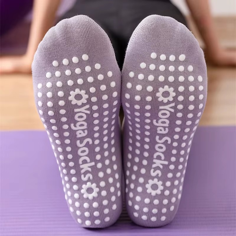통기성 수건 바닥 요가 양말 여성 실리콘 미끄럼 방지  - Medias Para Pilates Y Yoga 리뷰 및 가격