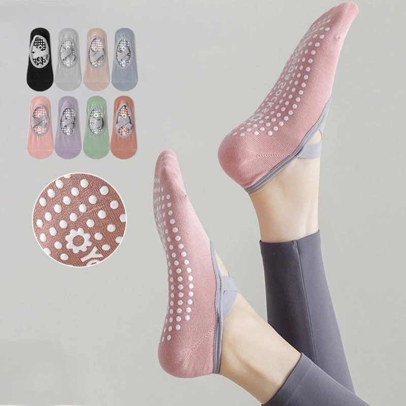 통기성 수건 바닥 요가 양말 여성 실리콘 미끄럼 방지  - Medias Para Pilates Y Yoga 리뷰 및 가격