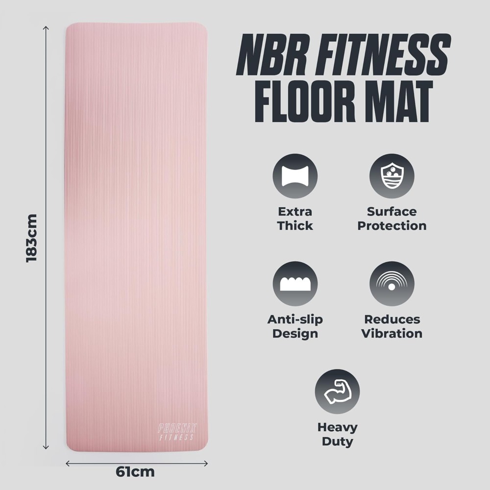 엑스트라 두꺼운 15mm NBR 요가 매트 (캐리 스트 - Pilates Yoga Hiit 리뷰 및 가격