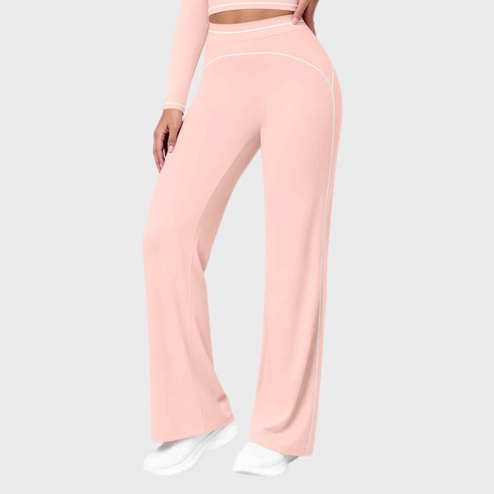 새로운 하이웨이스트 플레어 팬츠 여성용 스트레이트 레깅 - Pilates Yoga Workout 리뷰 및 가격