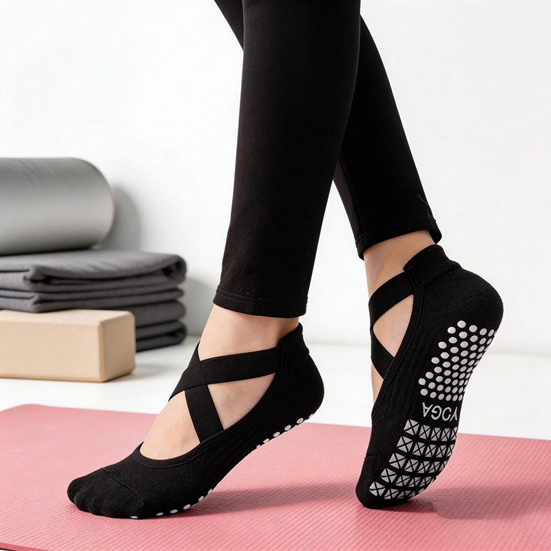 여성용 논슬립 요가 양말 실리콘 실내 코튼 밴드 백리스 - Medias Para Pilates Y Yoga 리뷰 및 가격