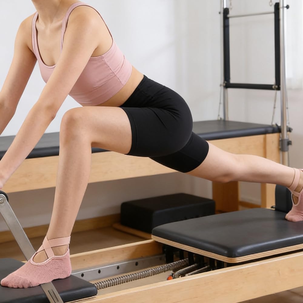 필라테스, 발레, 댄스 운동용 미끄럼 방지 그립이 있는 - Pilates Yoga Workout 리뷰 및 가격
