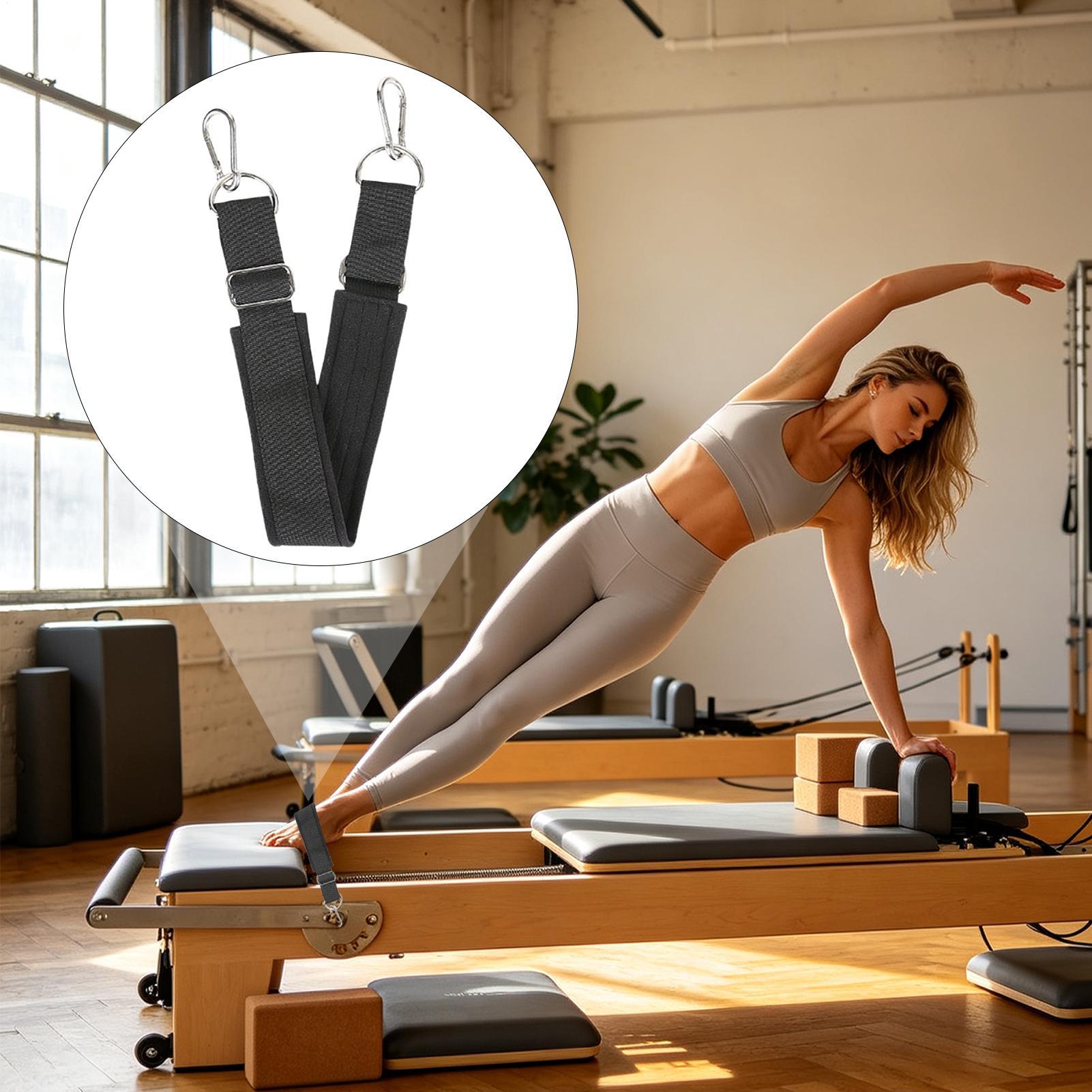 리포머 풋스트랩 더블 루프 두꺼운 논슬립 조절 가능한  - Pilates & Yoga Studio Alineacion 리뷰 및 가격