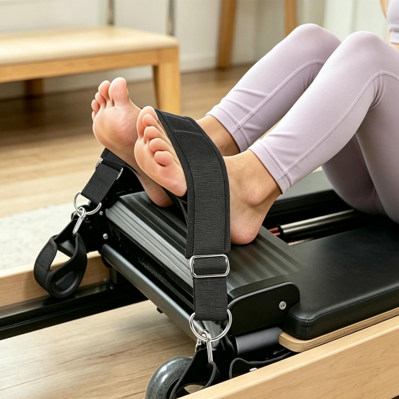 리포머 풋스트랩 더블 루프 두꺼운 논슬립 조절 가능한  - Pilates & Yoga Studio Alineacion 리뷰 및 가격